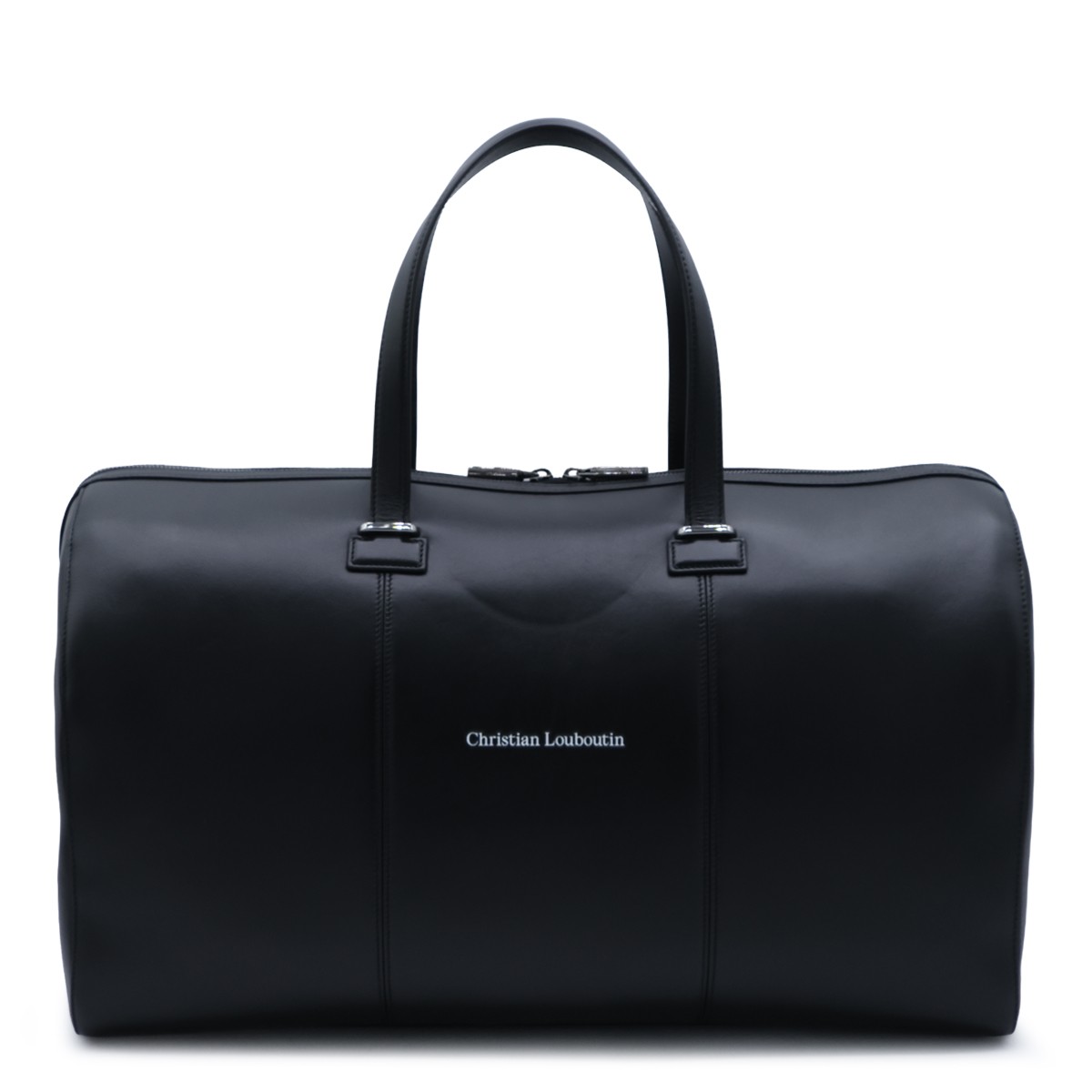 BLACK LEATHER TACTICAL BAG
