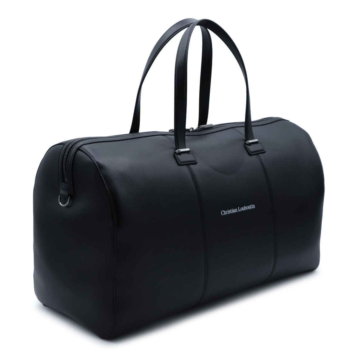 BLACK LEATHER TACTICAL BAG