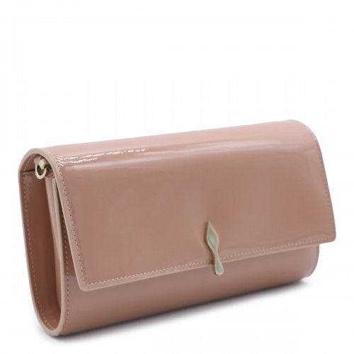 BLUSH LEATHER BETTINA WALLET ON CHAIN