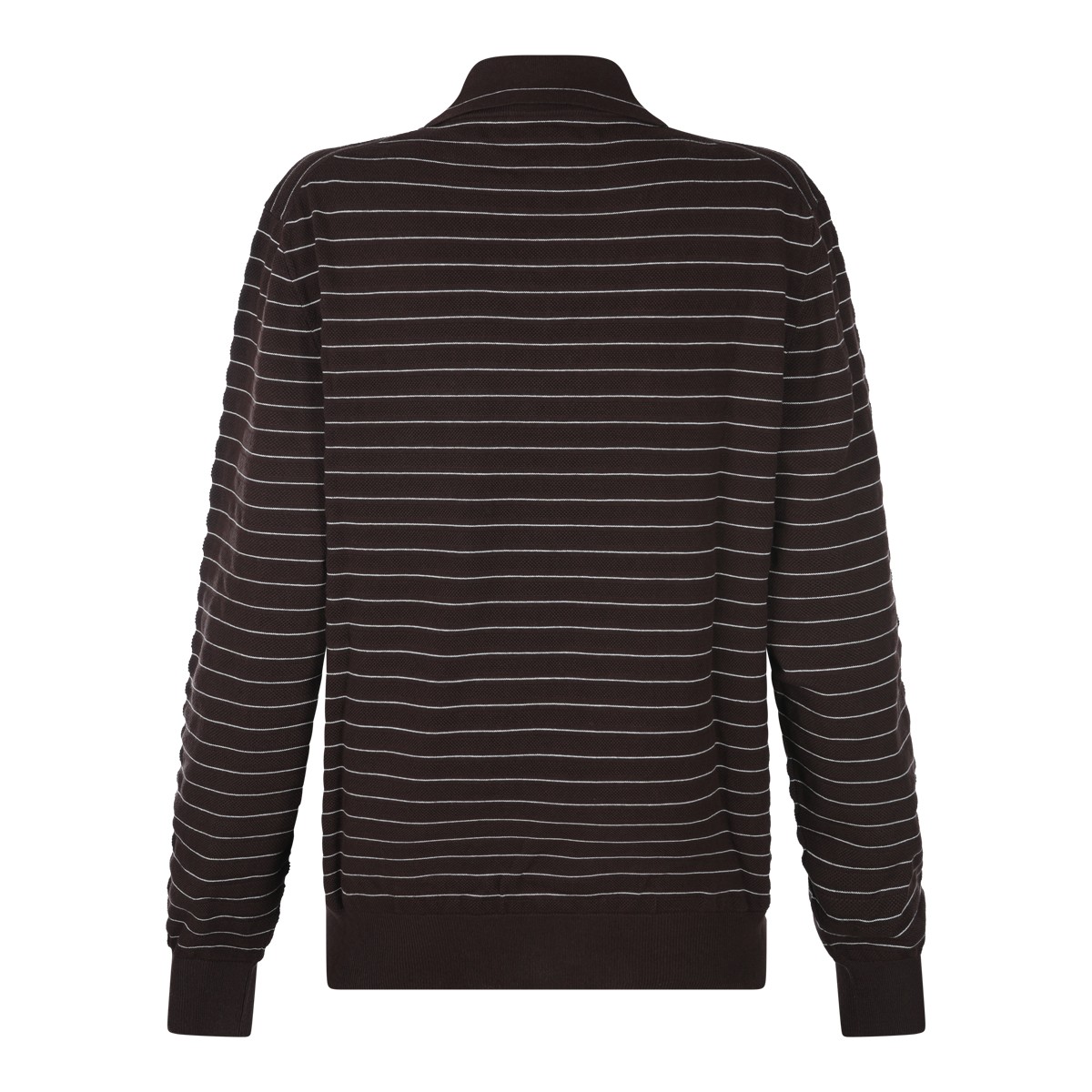 COCOA COTTON STRIPED SWEATER