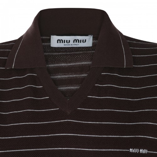 COCOA COTTON STRIPED SWEATER