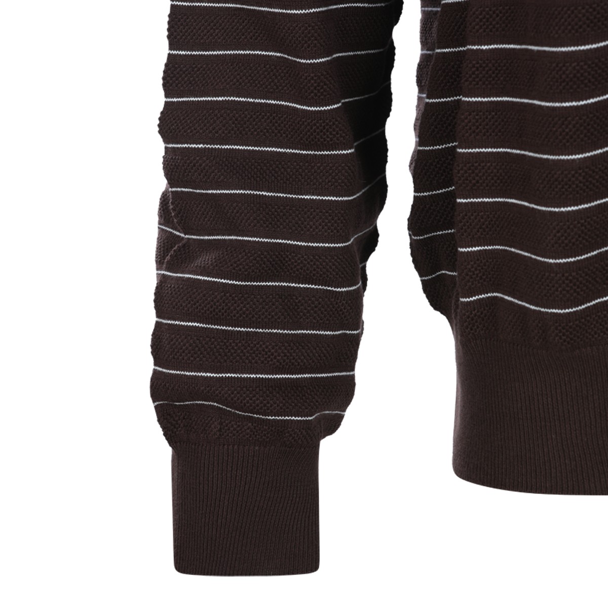 COCOA COTTON STRIPED SWEATER