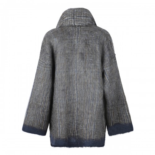LIGHT GREY WOOL AND MOHAIR... 2
