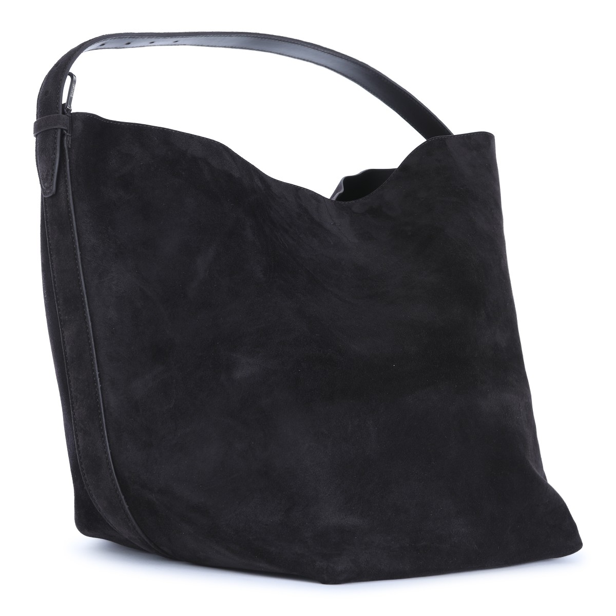 ESPRESSO SUEDE BELTED TOTE