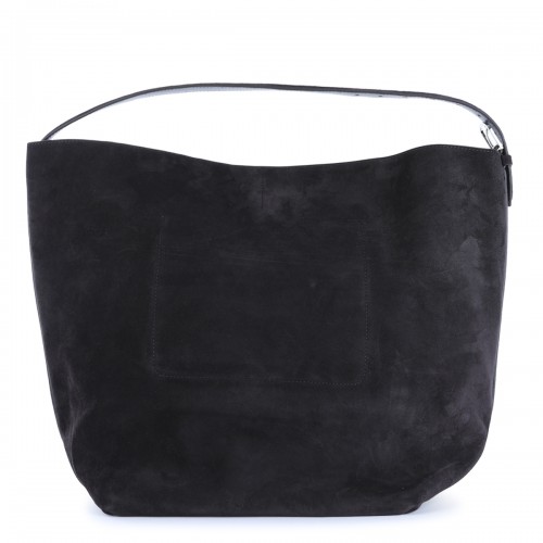 ESPRESSO SUEDE BELTED TOTE