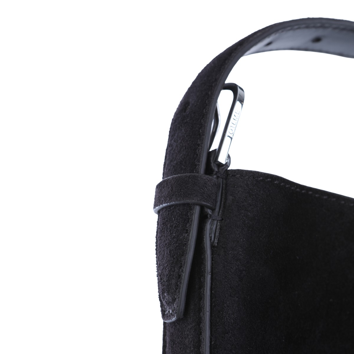 ESPRESSO SUEDE BELTED TOTE