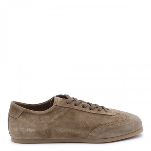 TAUPE SUEDE LOW SNEAKERS