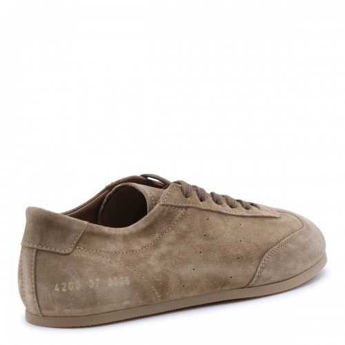 TAUPE SUEDE LOW SNEAKERS