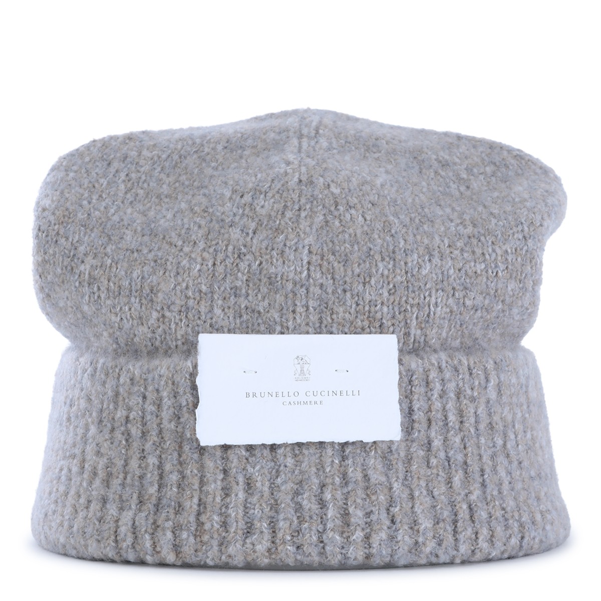 BEIGE WOOL BEANIE