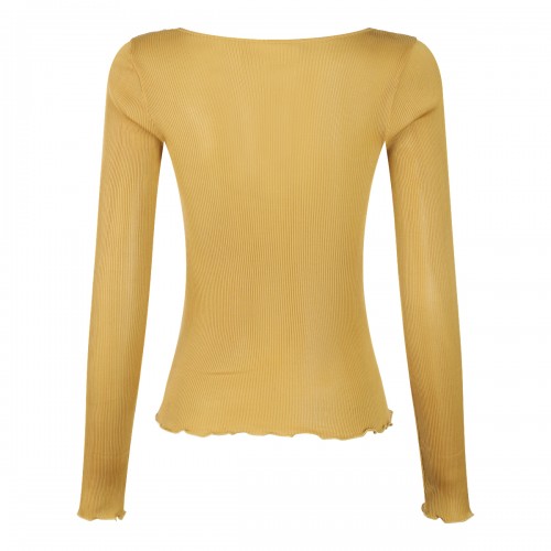 JAUNE SAFRAN SILK LON... 2