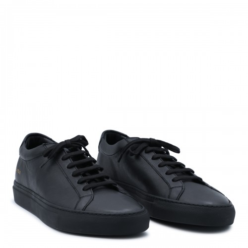 BLACK LEATHER ACHILLES... 2