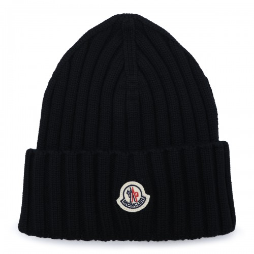 BLACK WOOL HAT
