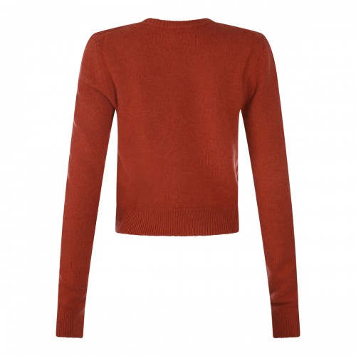 DARK ORANGE WOOL SWEATER
