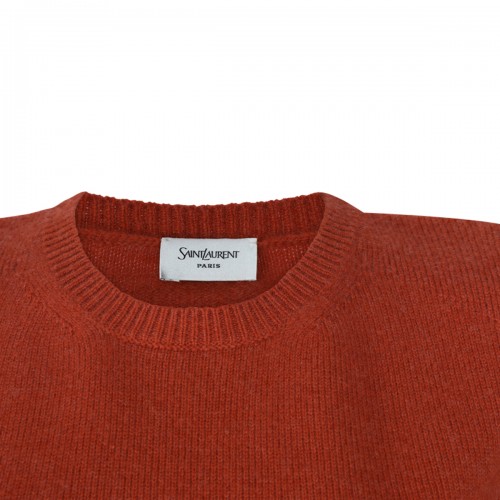 DARK ORANGE WOOL SWEATER