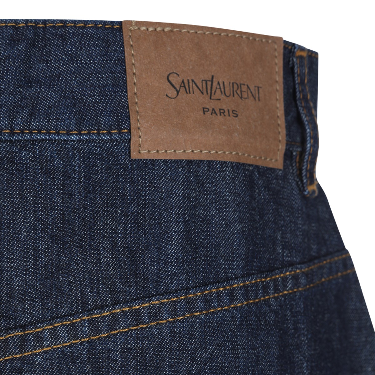 INDIGO COTTON LONG SKIRT