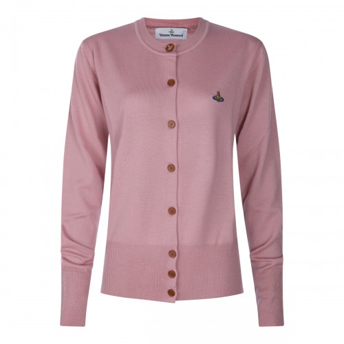 ROSE WOOL BEA CARDIGAN