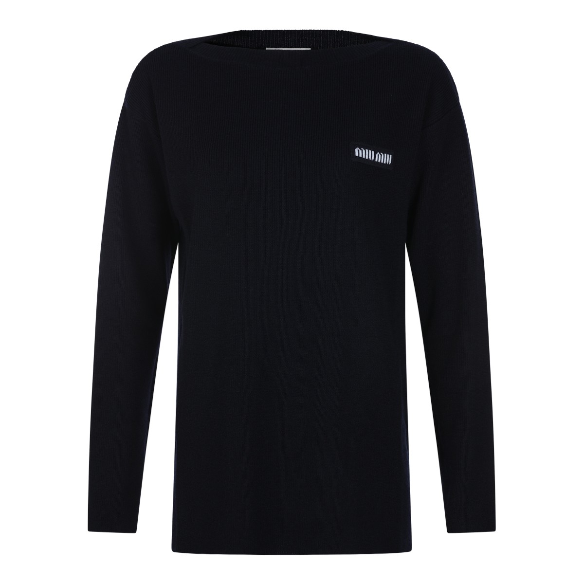 BLUE VIRGIN WOOL SWEATER
