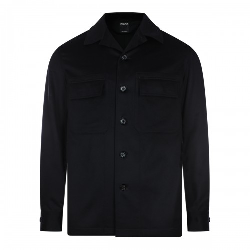 BLACK CASHMERE OASI CASUAL JACKET