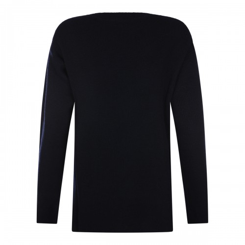 BLUE VIRGIN WOOL SWEATER 2