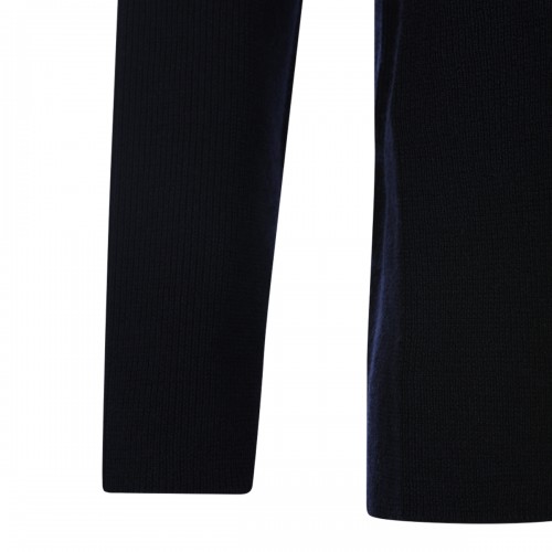 BLUE VIRGIN WOOL SWEATER