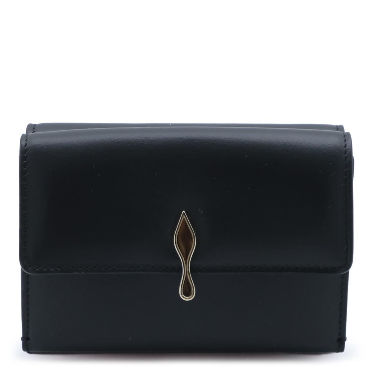 BLACK LEATHER BETTINA WALLET