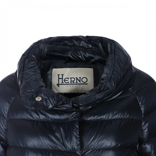 BLUE NAVY SOFIA PUFFED DOWN JACKET