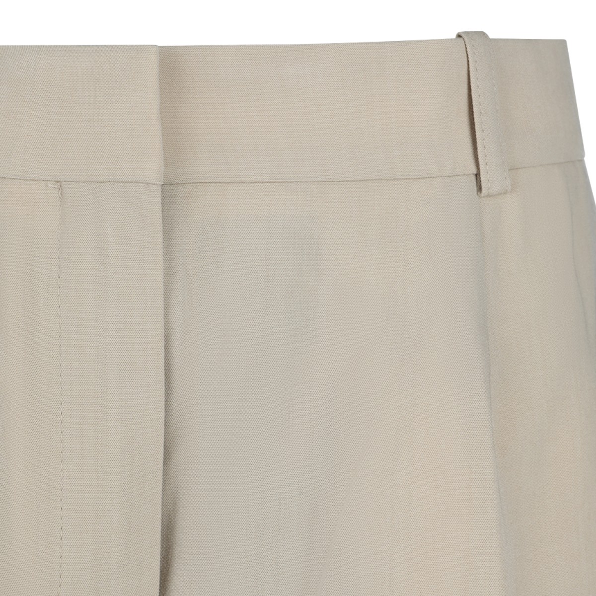OVERCAST BEIGE VISCOSE AND WOOL BLEND...