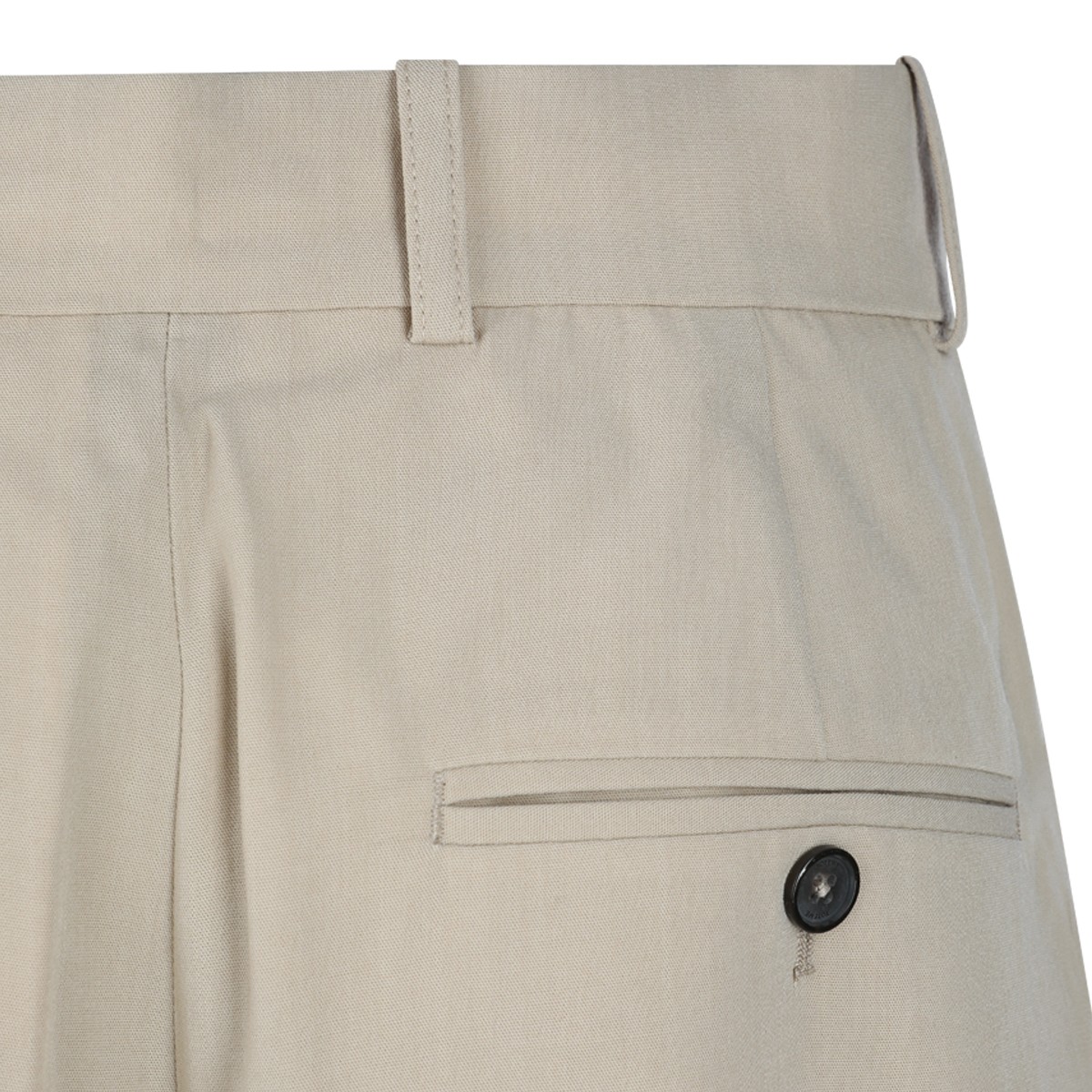 OVERCAST BEIGE VISCOSE AND WOOL BLEND...