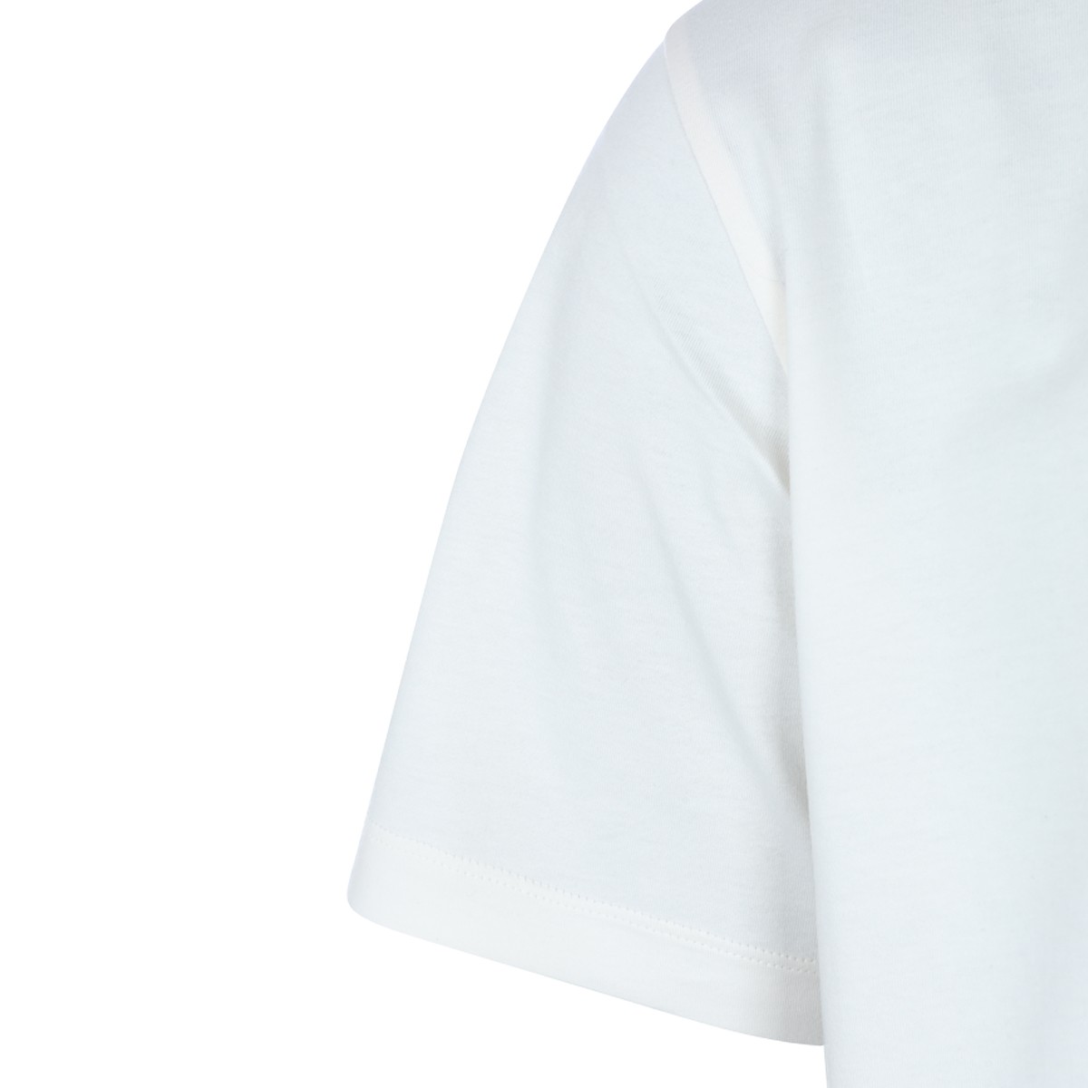 CHALK WHITE COTTON T-SHIRT