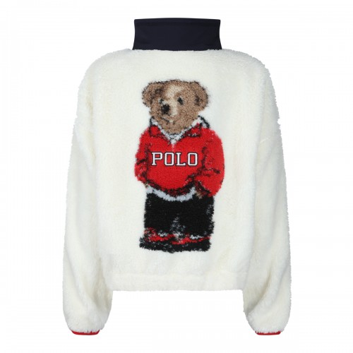 CREAM PILE SWEATER
