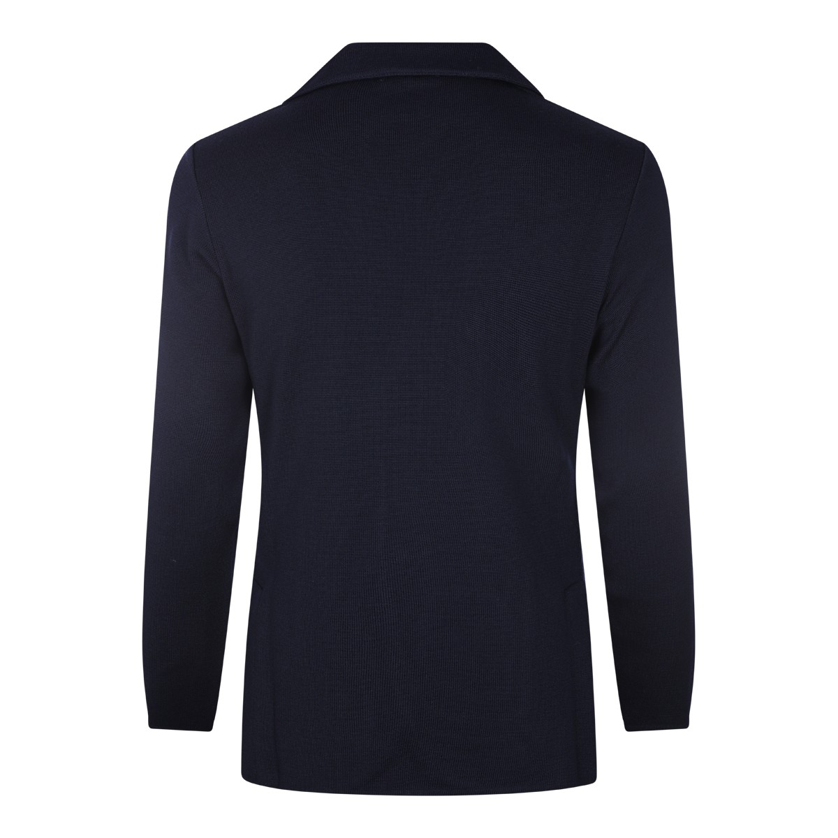 BLUE WOOL KNITWEAR