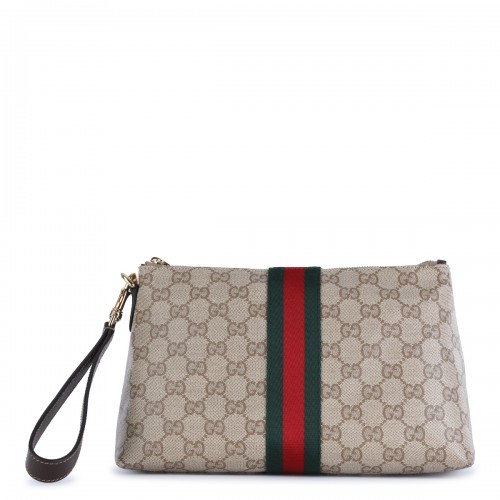 BEIGE GG WEB MINI BAG