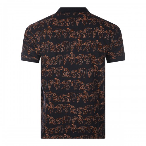 BLACK AND ORANGE COTTON... 2