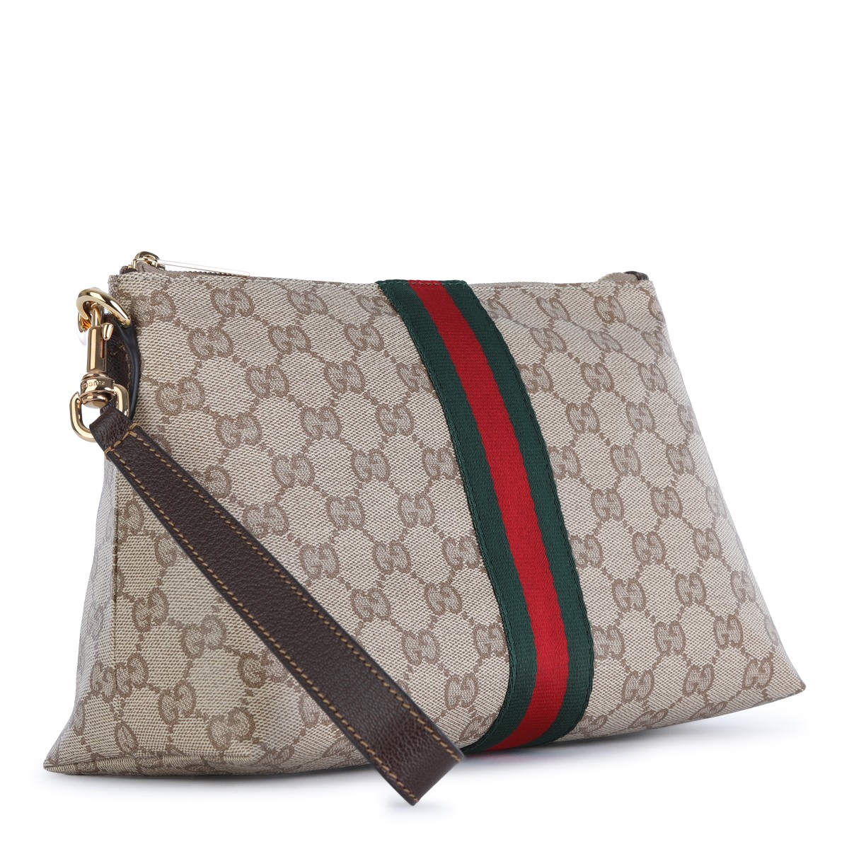 BEIGE GG WEB MINI BAG