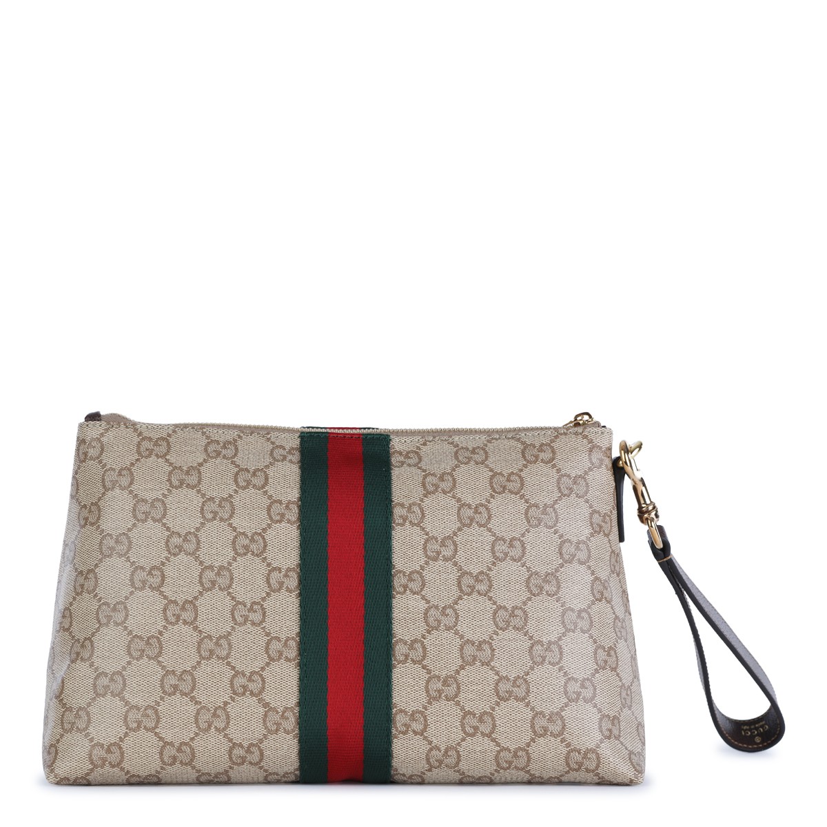 BEIGE GG WEB MINI BAG