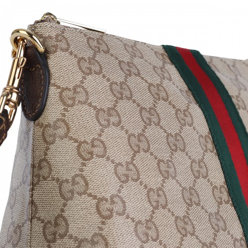 BEIGE GG WEB MINI BAG