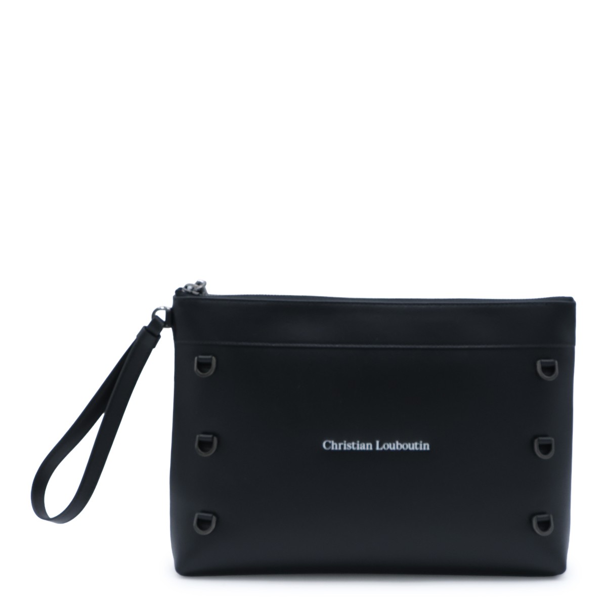 BLACK LEATHER POUCHE