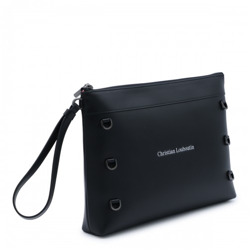 BLACK LEATHER POUCHE 2