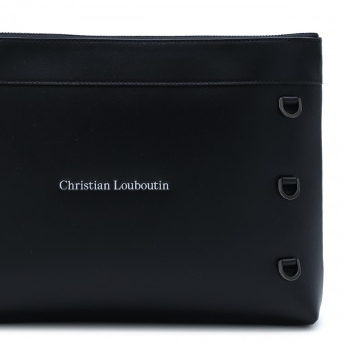 BLACK LEATHER POUCHE