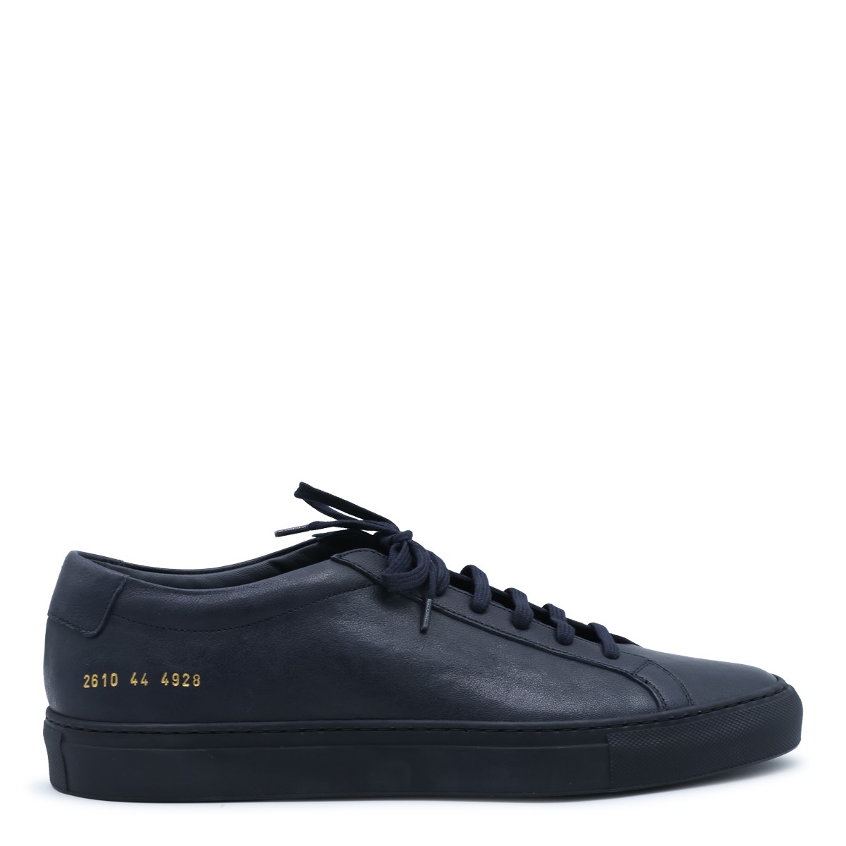 NAVY LEATHER ACHILLES PREMIUM SNEAKERS