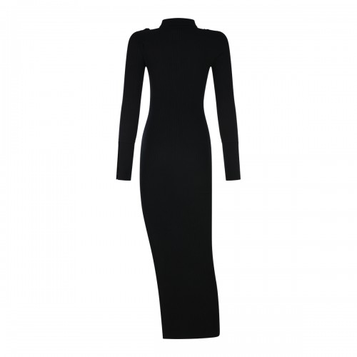 BLACK VISCOSE DRESS 2