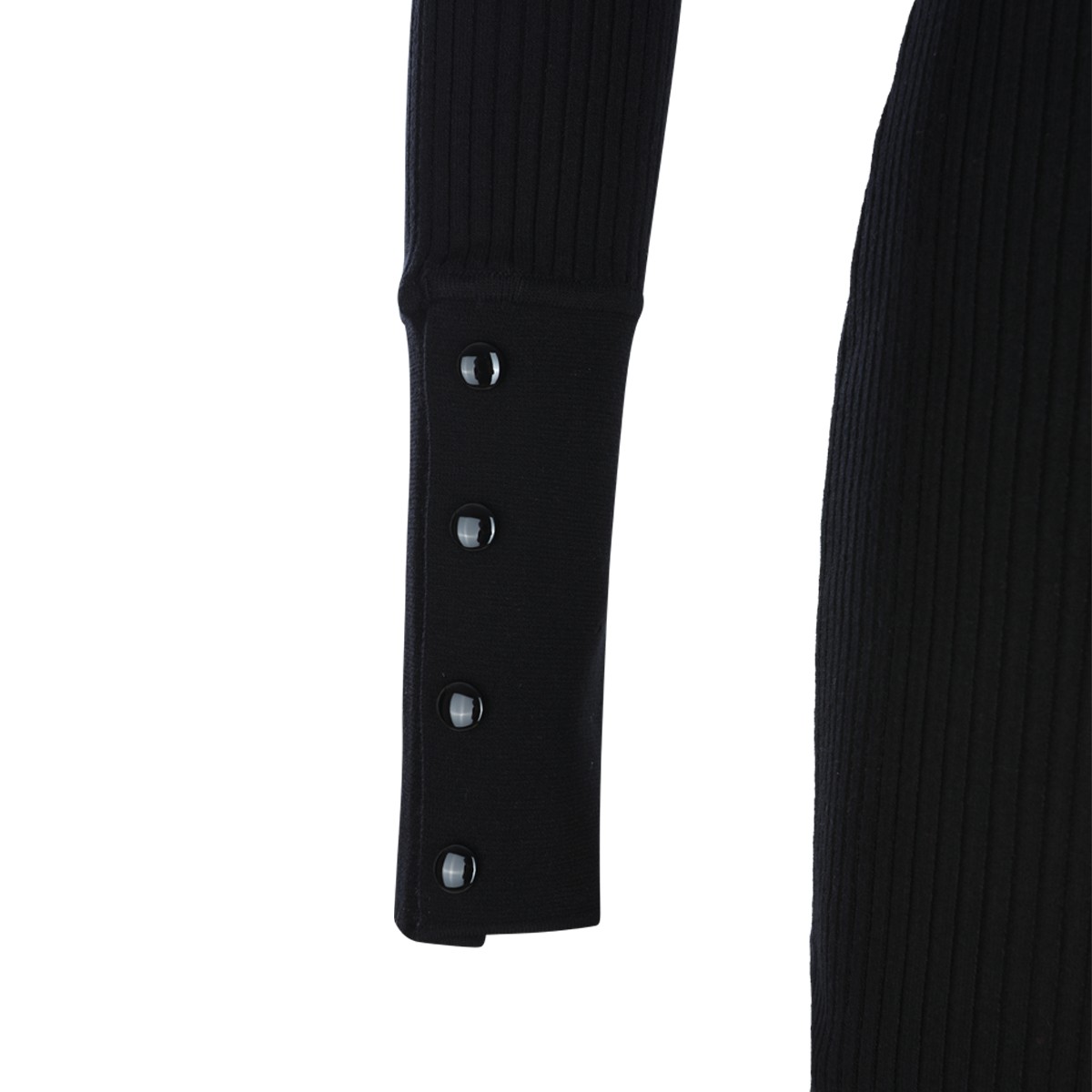 BLACK VISCOSE DRESS