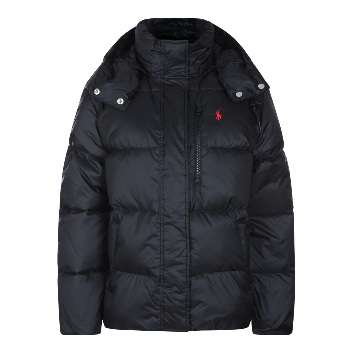 BLACK PUFFER DOWN JACKET