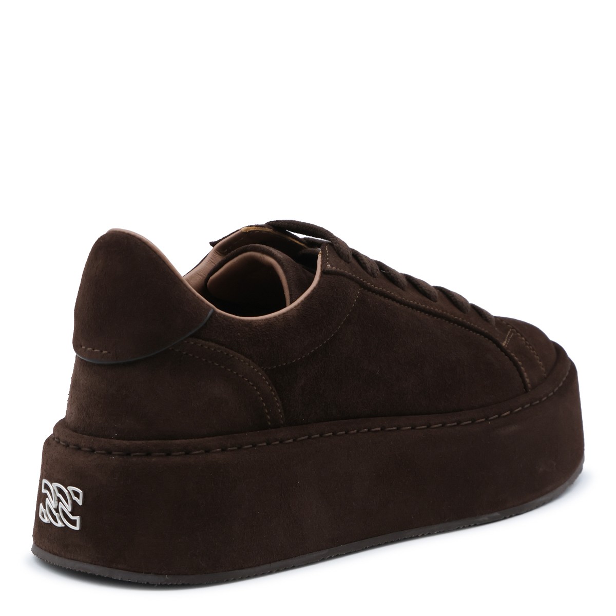 BROWN LEATHER SNEAKERTS