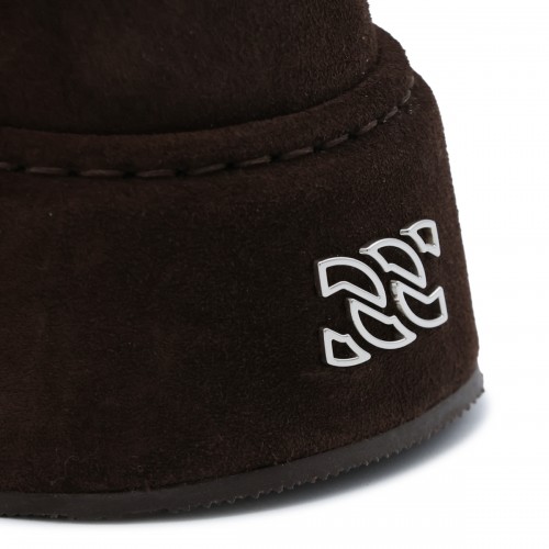 BROWN LEATHER SNEAKERTS