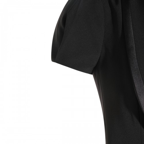 BLACK A LINE MINI DRESS