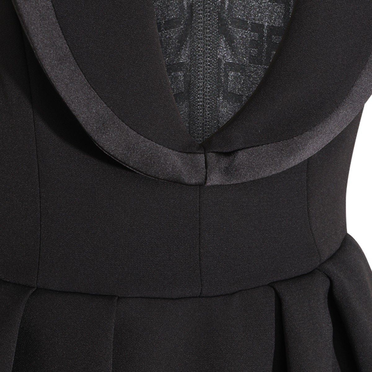 BLACK A LINE MINI DRESS