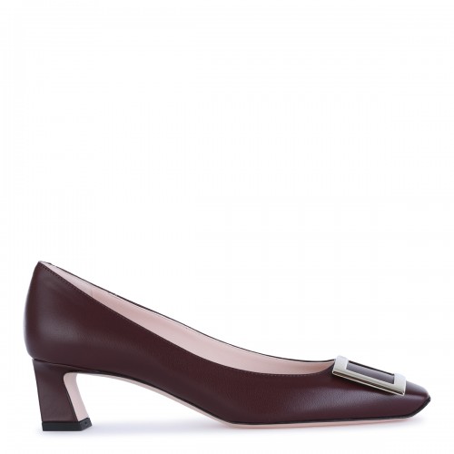 BORDEAUX LEATHER TROMPETTE...