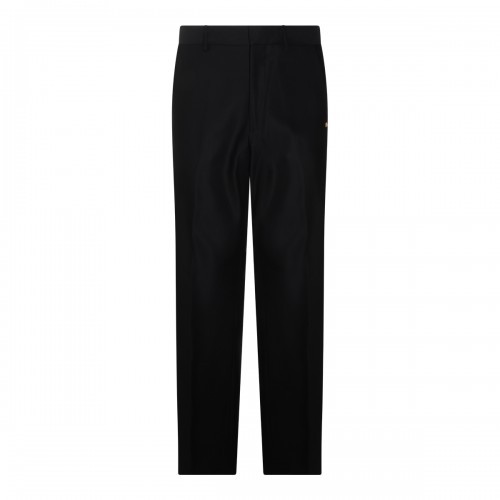 BLACK WOOL MA FIT PANTS