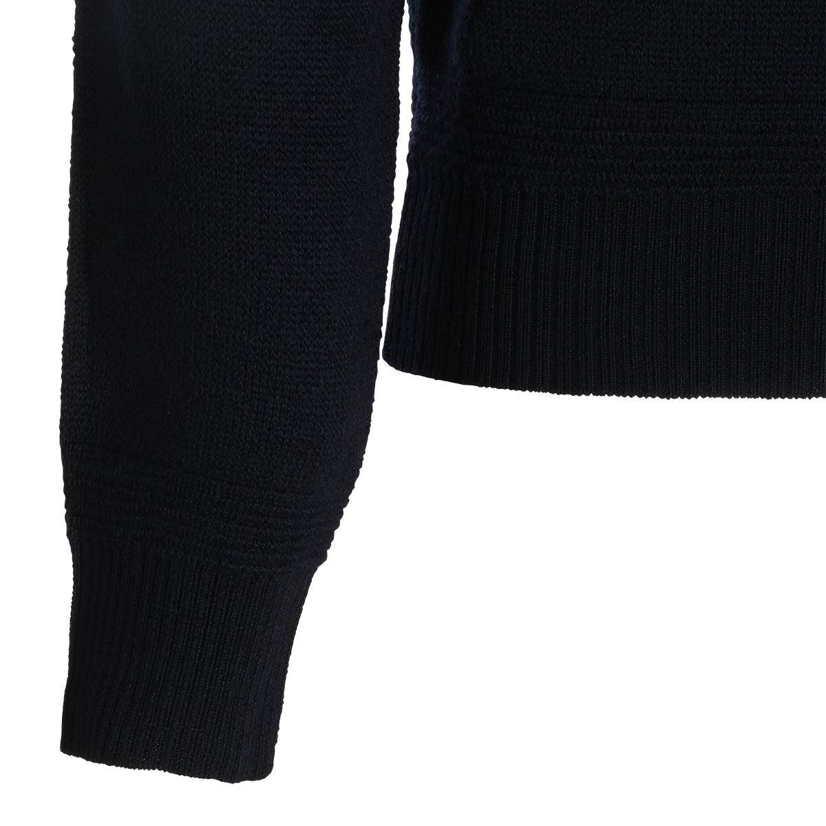 BLUE VIRGIN WOOL SWEATER